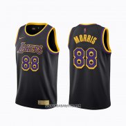 Camiseta Los Angeles Lakers Markieff Morris #88 Earned 2020-21 Negro