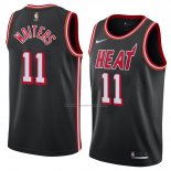 Camiseta Miami Heat Dion Waiters #11 Classic 2018 Negro