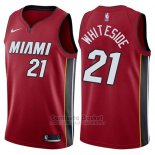 Camiseta Miami Heat Hassan Whiteside #21 Statement 2018 Rojo