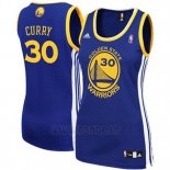 Camiseta Mujer Golden State Warriors Stephen Curry #30 Azul