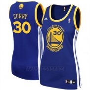 Camiseta Mujer Golden State Warriors Stephen Curry #30 Azul