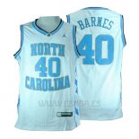 Camiseta NCAA North Carolina Tar Heels Harrison Barnes #40 Blanco