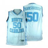 Camiseta NCAA North Carolina Tar Heels Tyler Hansbrough #50 Blanco