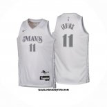 Camiseta Nino Dallas Mavericks Kyrie Irving #11 Ciudad 2024-25 Blanco