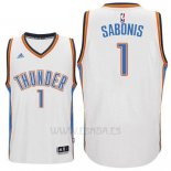 Camiseta Oklahoma City Thunder Domantas Sabonis #1 Blanco