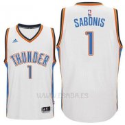 Camiseta Oklahoma City Thunder Domantas Sabonis #1 Blanco