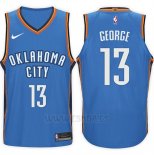 Camiseta Oklahoma City Thunder Paul George #13 2017-18 Azul