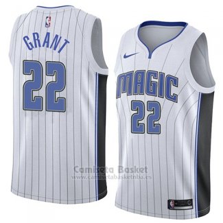 Camiseta Orlando Magic Jerian Grant #22 Association 2018 Blanco