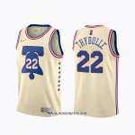 Camiseta Philadelphia 76ers Matisse Thybulle #22 Earned 2020-21 Crema