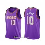 Camiseta Phoenix Suns Ty Jerome #10 Ciudad 2019-20 Violeta