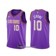 Camiseta Phoenix Suns Ty Jerome #10 Ciudad 2019-20 Violeta