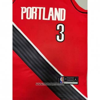 Camiseta Portland Trail Blazers C.j. McCollum #3 Swingman Association 2017-18 Blanco