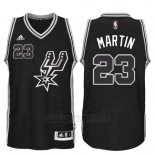 Camiseta San Antonio Spurs Kevin Martin #23 Negro