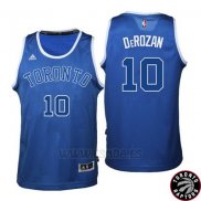 Camiseta Toronto Raptors DeMar DeRozan #10 Retro Azul