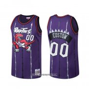 Camiseta Toronto Raptors Personalizada Hardwood Classics Violeta