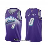 Camiseta Utah Jazz Emmanuel Mudiay #8 Classic Edition 2019-20 Violeta