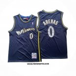 Camiseta Washington Wizards Gilbert Arenas #0 Mitchell & Ness 2003-04 Azul