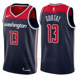 Camiseta Washington Wizards Marcin Gortat #13 Statement 2017-18 Azul