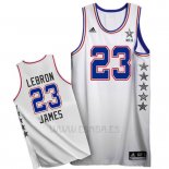 Camiseta All Star 2015 Lebron James #23 Blanco