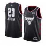 Camiseta All Star 2019 Chicago Bulls Michael Jordan #23 Negro