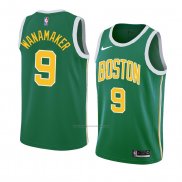 Camiseta Boston Celtics Bradley Wanamaker #9 Earned 2018-19 Verde