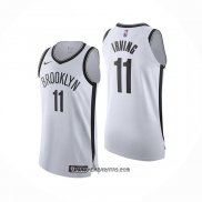 Camiseta Brooklyn Nets Kyrie Irving #11 Association Autentico Blanco