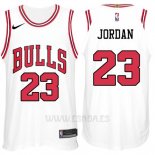 Camiseta Chicago Bulls Michael Jordan #23 2017-18 Blanco