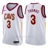 Camiseta Cleveland Cavaliers Isaiah Thomas #3 2017-18 Blanco