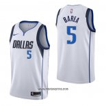 Camiseta Dallas Mavericks J.j. Barea #5 Association Blanco