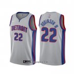 Camiseta Detroit Pistons Glenn Robinson III #22 Statement Gris