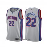 Camiseta Detroit Pistons Glenn Robinson III #22 Statement Gris