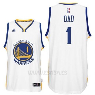 Camiseta Dia del Padre Golden State Warriors DAD #1 Blanco