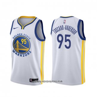 Camiseta Golden State Warriors Juan Toscano-Anderson #95 Association Blanco