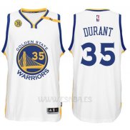 Camiseta Golden State Warriors Kevin Durant #35 Blanco