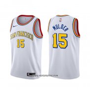 Camiseta Golden State Warriors Mychal Mulder #15 Classic Blanco