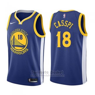 Camiseta Golden State Warriors Omri Casspi Icon #18 2017-18 Azul