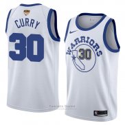 Camiseta Golden State Warriors Stephen Curry Classic #30 2017-18 Blanco