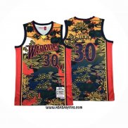 Camiseta Golden State Warriors Stephen Curry #30 Mitchell & Ness 2009-10 Rojo