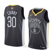 Camiseta Golden State Warriors Stephen Curry Statement #30 2017-18 Gris
