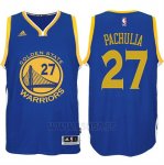 Camiseta Golden State Warriors Zaza Pachulia #27 Azul