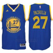 Camiseta Golden State Warriors Zaza Pachulia #27 Azul