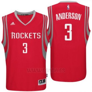 Camiseta Houston Rockets Ryan Anderson #3 Rojo