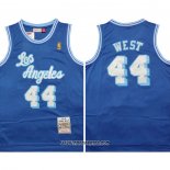 Camiseta Los Angeles Lakers David West #44 Mitchell & Ness 1960-61 Azul