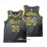 Camiseta Los Angeles Lakers Kobe Bryant #24 Crenshaw Black Mamba Negro