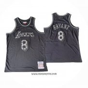 Camiseta Los Angeles Lakers Kobe Bryant #8 Swingman Mitchell & Ness 1996-97 Negro