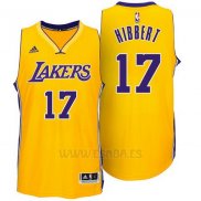 Camiseta Los Angeles Lakers Roy Hibbert #17 Amarillo