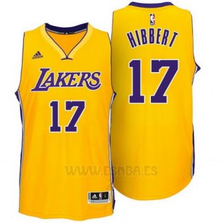 Camiseta Los Angeles Lakers Roy Hibbert #17 Amarillo