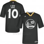 Camiseta Manga Corta Golden State Warriors David Lee #10 Negro