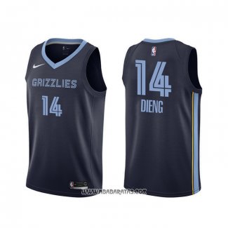 Camiseta Memphis Grizzlies Gorgui Dieng #14 Icon Azul
