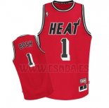 Camiseta Miami Heat Chris Bosh #1 Retro Rojo